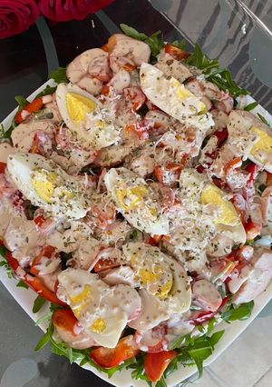 Салат з руколою без майонезу