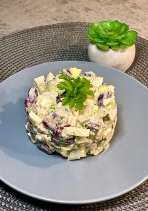 Салат з червоною квасолею