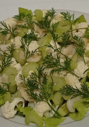 Салат з хеком