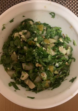 Салат из дор блю и груши