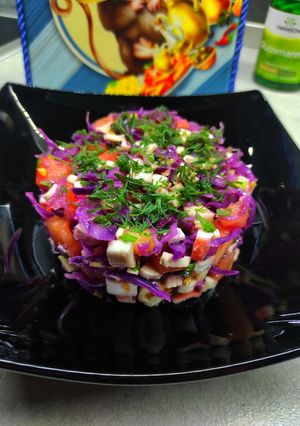 Салат из синей капусты