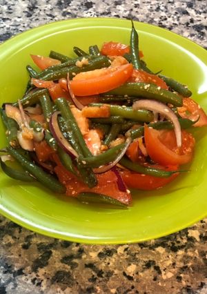 Салат из стручковой фасоли