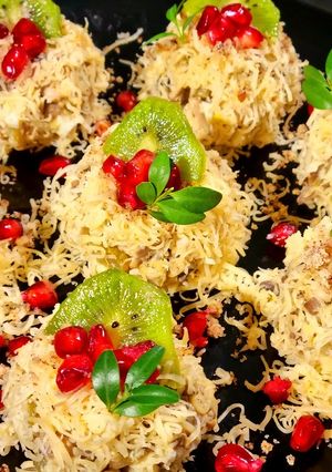 Салат на святковий стіл. Порційний, до чого він смачний!