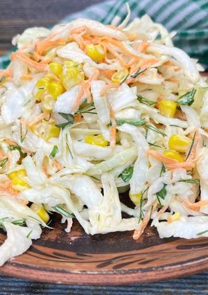 Салат на кожен день з капустою/Смачний рецепт салату з капусти/Просто та смачно)