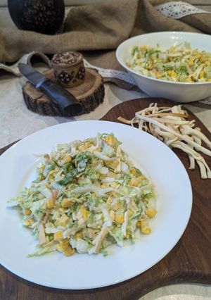 Салат із трьох інгредієнтів за 10 хв