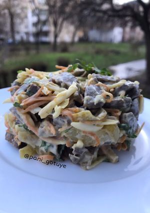 Салат із свинячим серцем