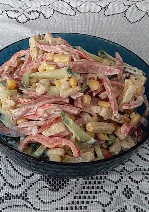 Салат із сухариками