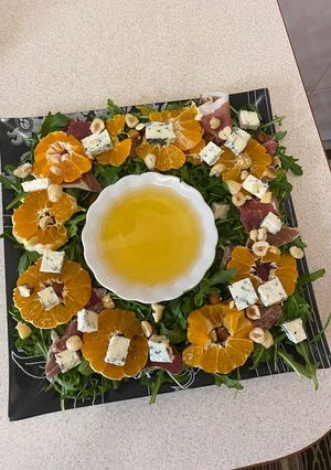 Смачний салат з хамоном