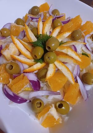 Сицілійський салат з фенхелем та апельсином