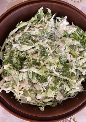 Фінський салат з капусти