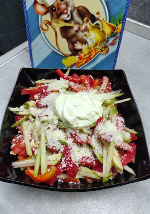 Экспромт салат с грушей