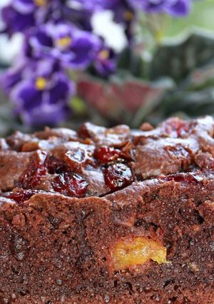 Брауні без цукру з сухофруктами