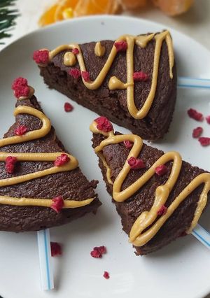 Новогодний брауни