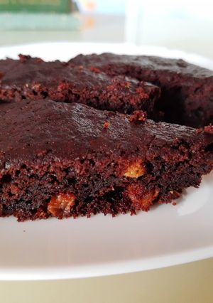 Тыквенный брауни с изюмом