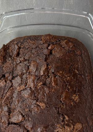 Шоколадно-банановий брауні