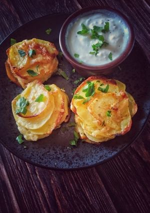 Картопляні мафіни «Гратен»