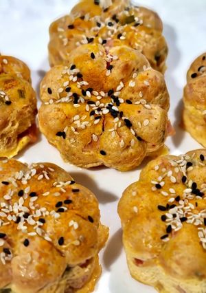 Мафіни на швидку руку з ковбасою та сиром. Чудовий сніданок або перекус. Закуска