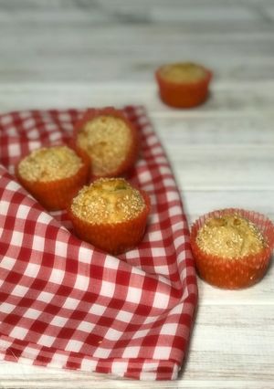 Мафіни з копченим сиром і кунжутом