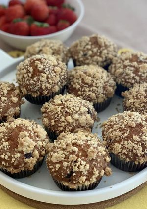 Мафіни з шоколадом та штрейзелем