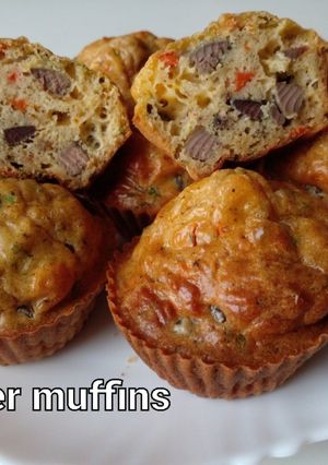 Мафіни з печінкою і сиром