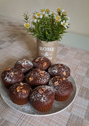 Шоколадні мафіни на кефірі