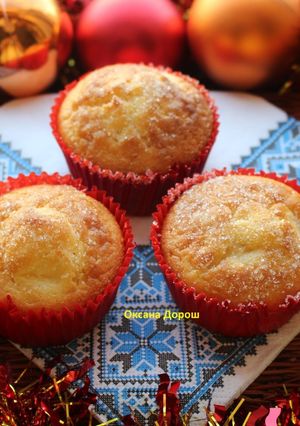 Яблучні мафіни "Різдвяні"