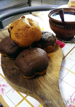 Шоколадно- тыквенные маффины