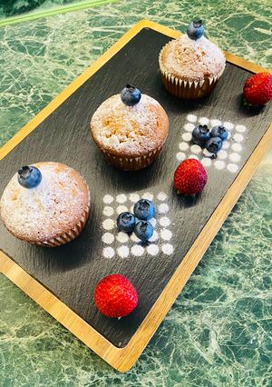 Черничные маффины