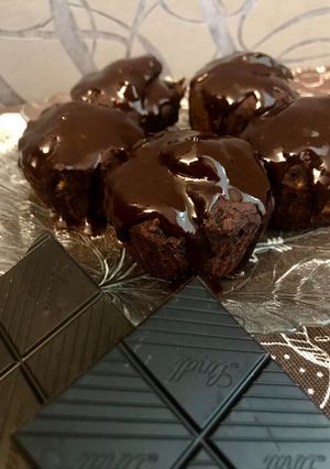 Шоколадно-банановые маффины