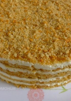 Медовик без духовки