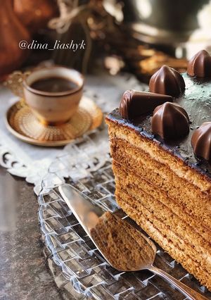 Бисквитный медовик (Пляцок)