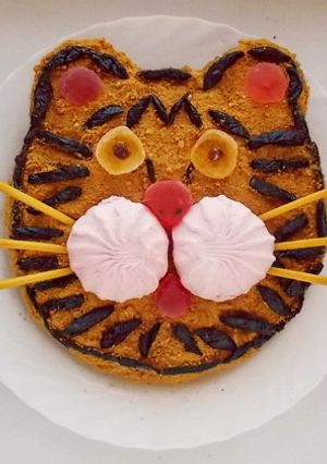 Медовий торт "Тигр"