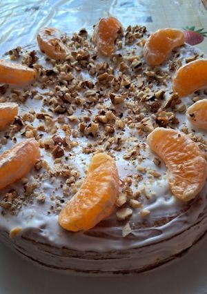 Медовик з готових коржів