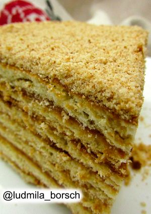 Медовик на сковороде