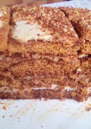 Очень ленивый медовик