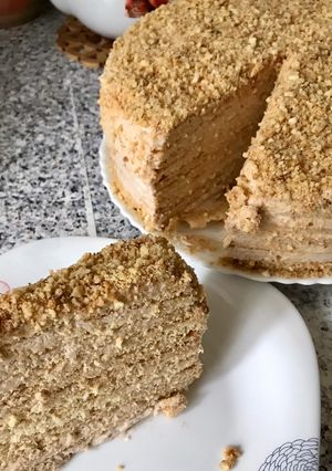 Медовый торт- медовик