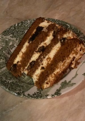 Медовый торт с черносливом