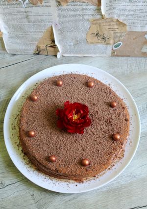 Торт медовик з куплених коржів