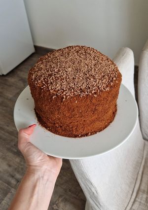 Шоколадний тортик медовик