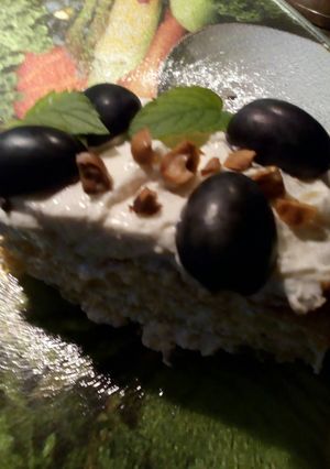 Закусочный сырно-творожный мини-наполеон