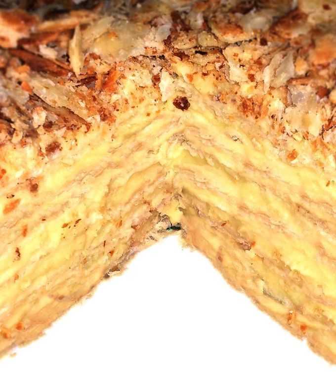 Императорский торт Наполеон с заварным кремом