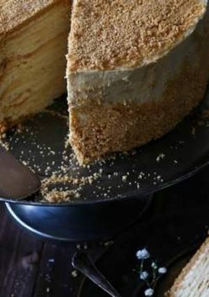 Карамельный *наполеон* на пиве