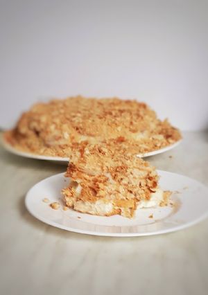 Наполеон по-быстрому без выпечки