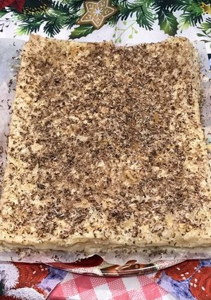 Торт Наполеон з шоколадною ноткою