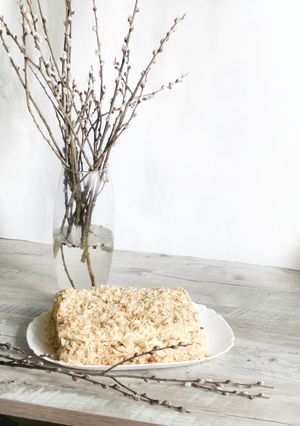 Торт "Наполеон" без яєць