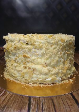 Торт "Наполеон" с кремом "Пломбир" по рецепту Юлии Смоол