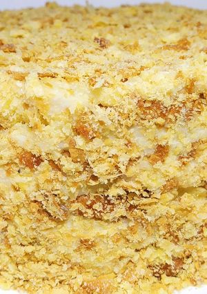 Торт "наполеон" без раскатки коржей