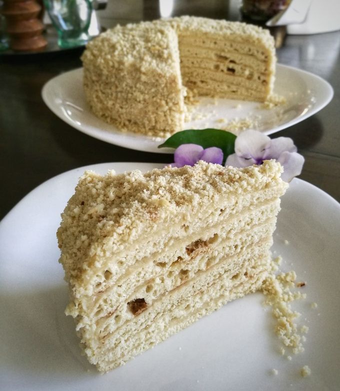 Торт "Наполеон" на сковорідці бюджетний