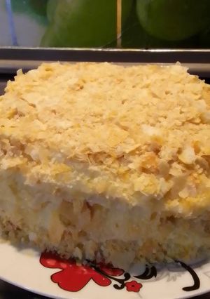 Торт "Наполеон" із заварним кремом