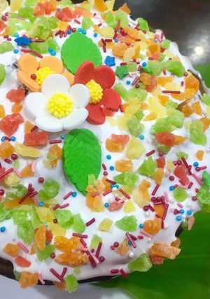 Кулич на ряженке